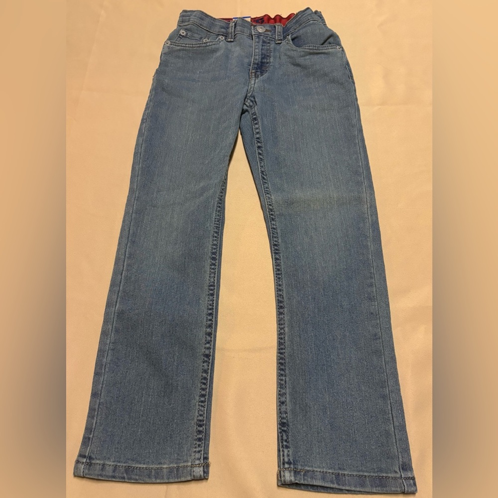 NEW Levi's 511 Youth Size 7 Slim Flex‎ Stretch Pants Jeans Adjustable Waist